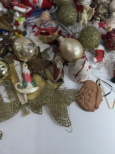 Riesiges Konvolut Vintage und moderner Weihnachtsschmuck klein-mittelgroß Baumschmuck - Bild 8 von 15