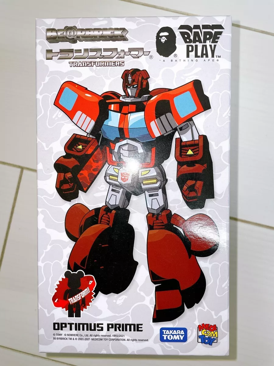 Bearbrick x Transformers Optimus Prime BAPE 200% Red Medicom Toy