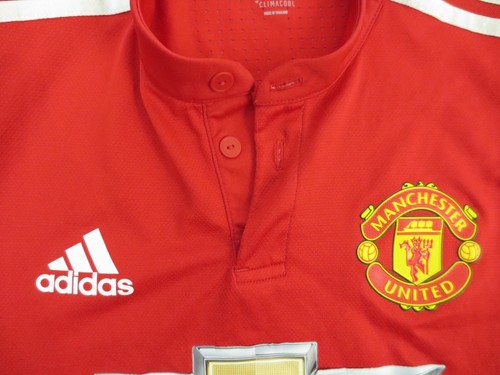 Manchester United 15-16 Heim Fußball Trikot Adidas Adizero Herren Größe Small " - Bild 6 von 8