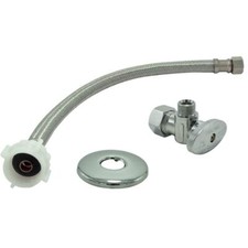 Toilet Connector Water Line Kit 12 in Hose 3/8 in COMP x 7/8 in BC