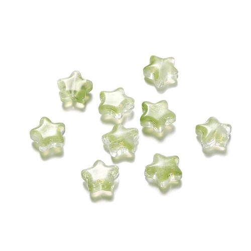 30pcs 8mm Colorful Five-pointed Star Beads Czech Glass Loose Spacer Beads - Picture 55 of 58