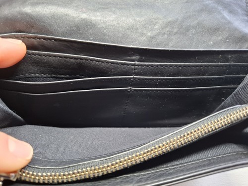 Ted Baker Black Genuine Leather Bifold Wallet Purse soft Leather Card Holder Bag - Picture 11 of 24