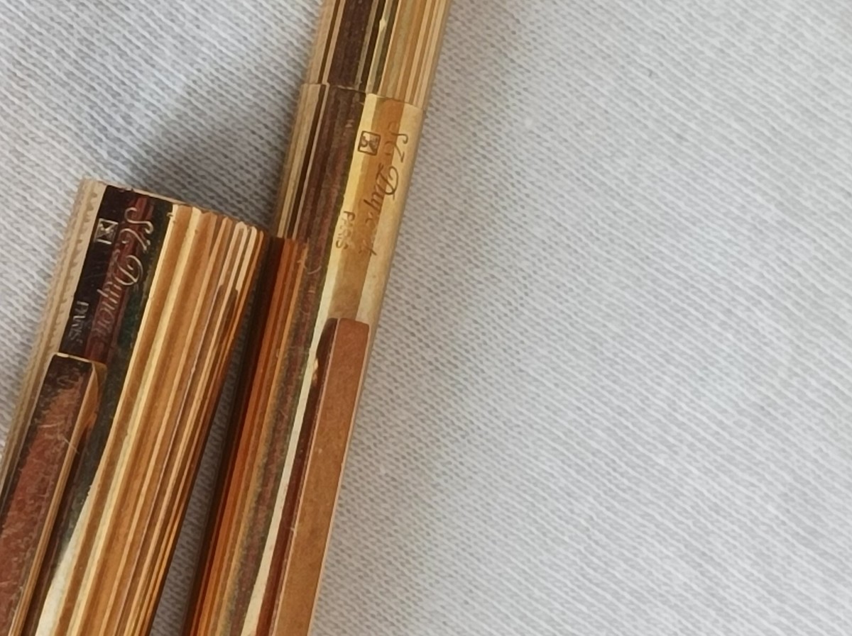 Coffret Stylo Plume S.T. Dupont + Porte-mine - Occasion - Pièce De Collection