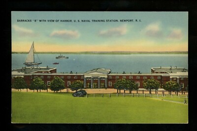 Military postcard US Naval Training Station Newport, Rhode Island RI ...