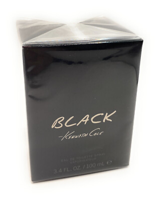 #ad Kenneth Cole Black Men#x27;s Eau De Toilette Spray 3.4oz New amp; Sealed in Box $28.99
