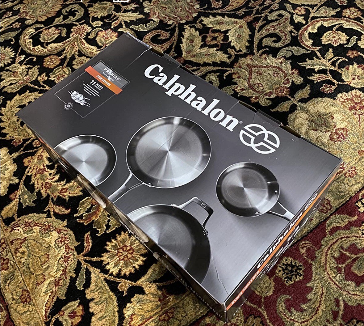 Calphalon Premier SpaceSaving HardAnodized Cookware 8 Piece Set Pots And Pans eBay