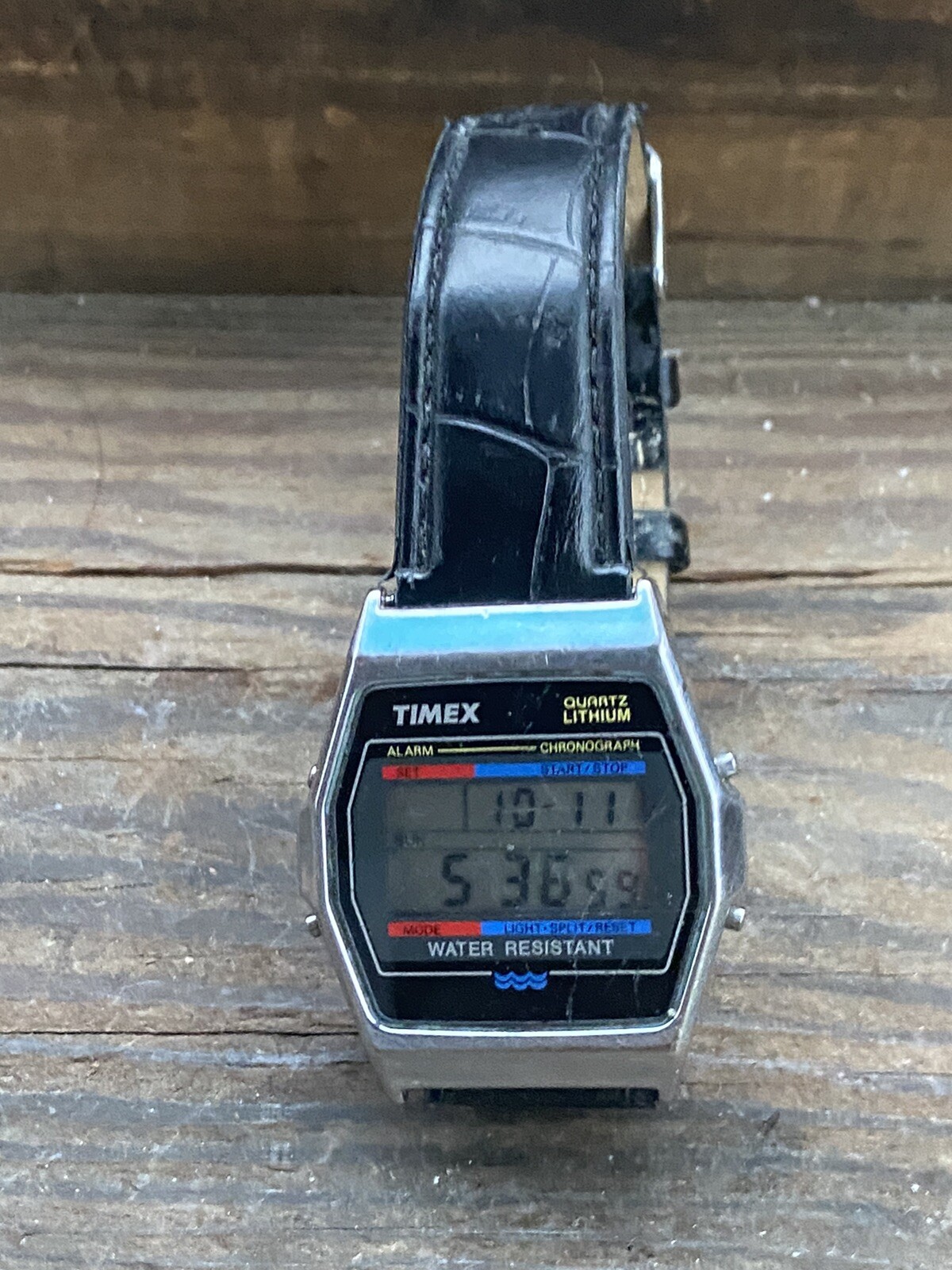 digital watch running fast