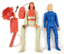 1967 Louis Marx Johnny West General Custard  Geronimo Indian Figure  Broken