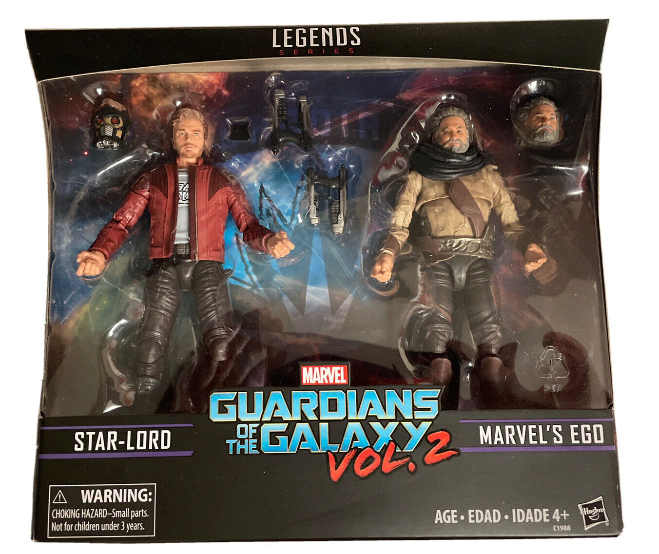 Marvel Legends Guardians of the Galaxy Vol 2 Ego and Star Lord 