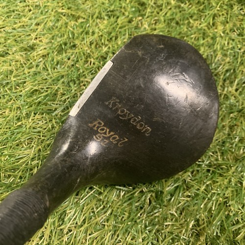 Kroydon Royal 91 Metal Fancy Face Brassie Hickory RH 43,5" C9 12* 1920er RAR - Bild 2 von 9