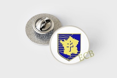 Pin's Croix de Lorraine | 2nd Armored Division | 20mm New | Pin Pin