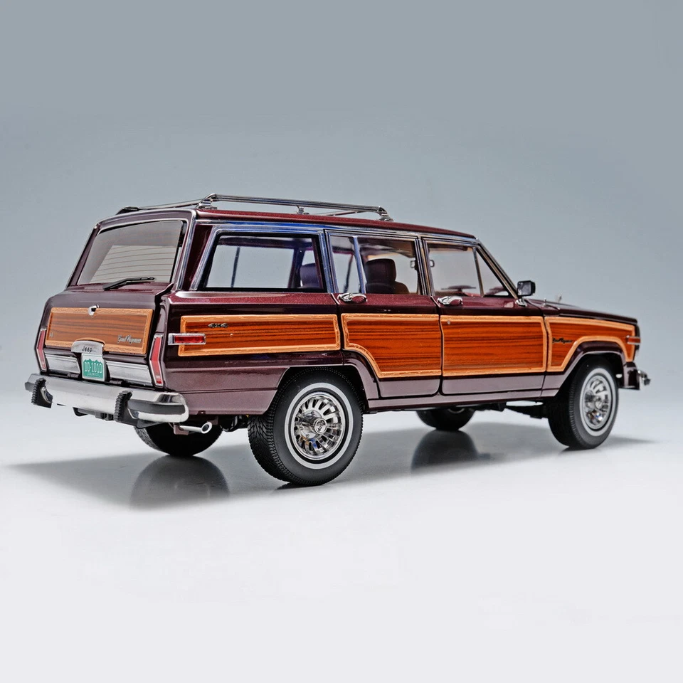 DD Model 1/18 Scale Jeep Guand Wagoneer Red Diecast Car Model Toy Gift - Image 4 of 4