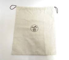 Auth HERMES Drawstring Dust Bag 14.5in  #39369