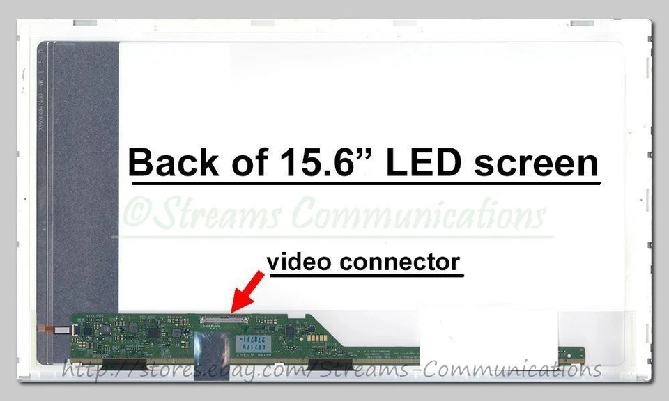 15.6 in Laptop LED LCD Screen for HP Compaq CQ56-102LA CQ56-103LA CQ56-104LA - Image 2 of 3
