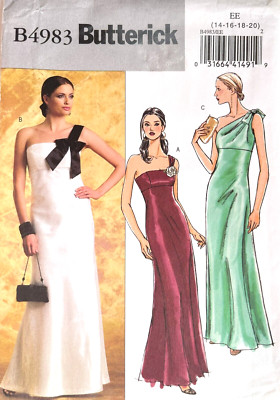 Butterick Misses' Dress Pattern B4983 Size 14-20 UNCUT