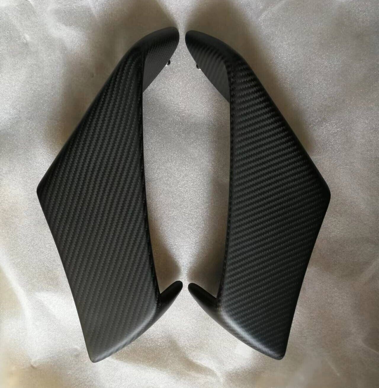 Matte Carbon Fiber Spoiler Winglets Air Deflectors For Aprilia RSV4 2014-2020