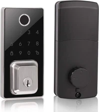 Probrico Touchscreen Fingerprint Deadbolt Door Lock with Keypad, Keyless Entry