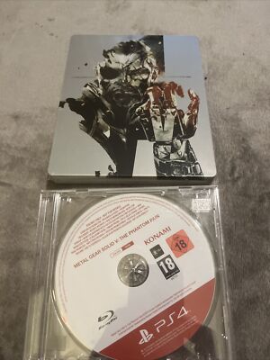 Metal Gear Solid V: The Phantom Pain PS4 Und Sealed Steelbook Und Promo Selten Neu