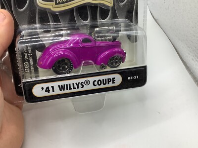 1941 Purple Willys Coupe Muscle Machines 5th Year Anniversary 1:64