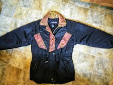Edelweiss Multicolored Ski Jacket With Embroidery. Black & Multicolored Stylish 