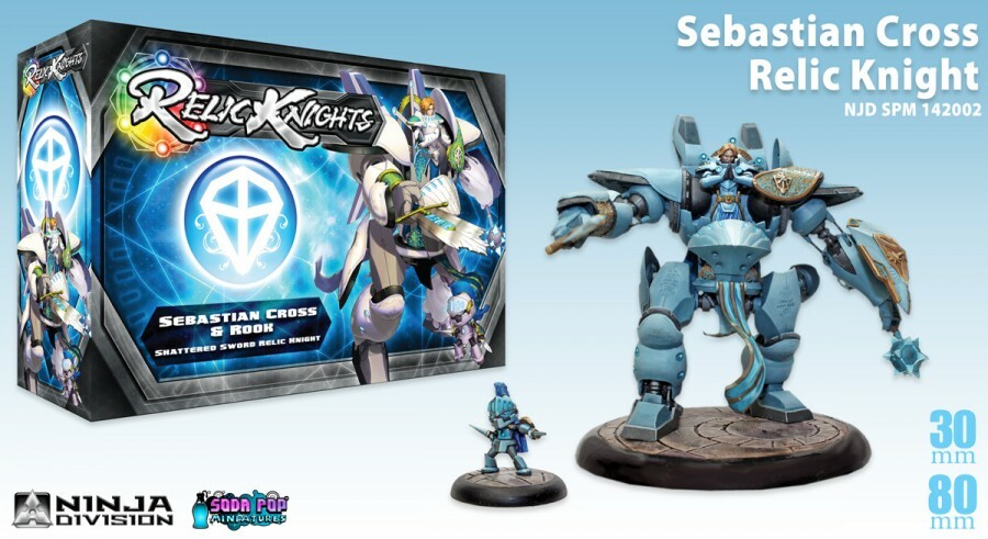 Разбитый Меч Себастьян Кросс и Ладья Сода Поп Relic Knights SPM142002