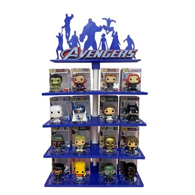Aufsteller für Funko Bitty Pop - Marvel Avengers - OUT OF BOX DISPLAY AUF LAGER
