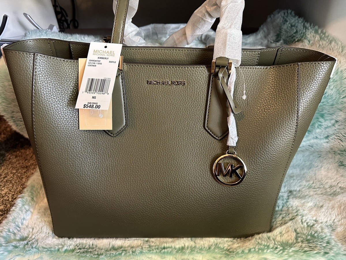 バッグ MICHAEL KORS KIMBERLY 3 IN 1 NWT!! Michael Kors - KIMBERLY 3 IN 1 TOTE+POM BAG. MSRP $548 | eBay