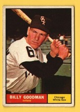 1961 Topps #247 Billy Goodman Chicago White Sox - Low Cost Vintage EX