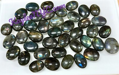 Wholesale Lot 2 Lbs Natural Labradorite Tumble Healing Energy Nice Quality