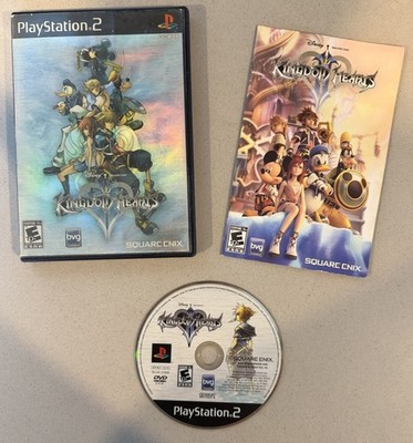Kingdom Hearts Re: Chain of Memories PS2 Black Label CIB Tested