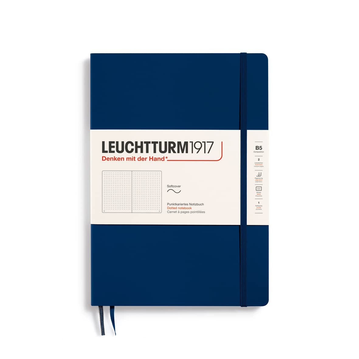 - Notebook Softcover Composition B5-123 Numbered Pages for Writing and Journa...