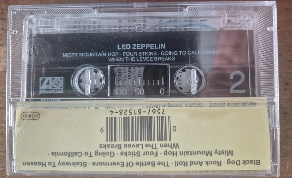 LED ZEPPELIN - Untitled - Cassette Atlantic, Brand NEW, LC0121 - Image 2 of 2