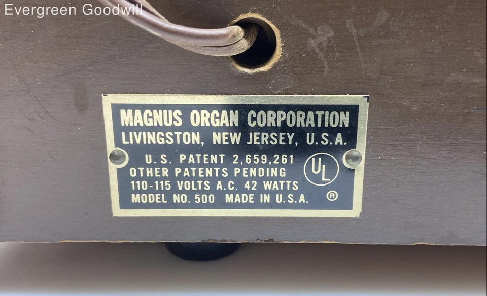 Órgano de acordes Magnus solo para piezas o reparación Foto 4 de 4