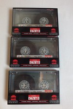 3  Anciennes Vintage CASSETTES AUDIO Vierges - T'nB -