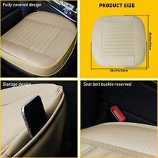 Full Surround Car Front Seat Cover Breathable PU Leather Pad Mat Chairhion EXV