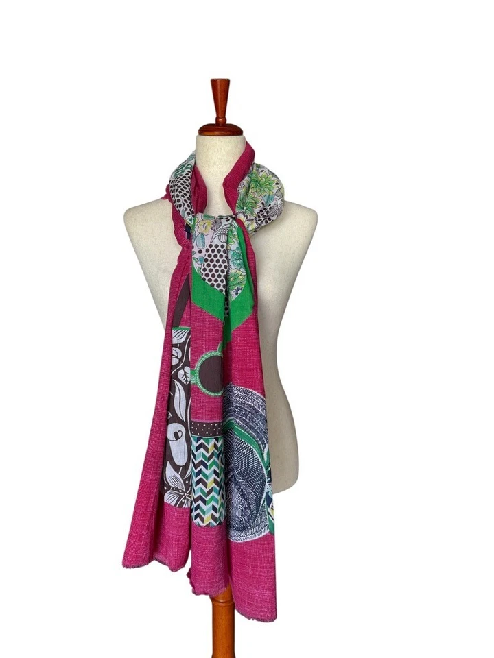 Inoui Tooch 围巾 沙龙 正装鞋 包 粉红色 绿色 — 第 2/4 张图片