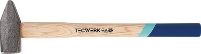 Tecwerk Vorschlaghammer Hammer HickoryStiel Din1042 doppelt verkeilt 3 4 5  6 kg