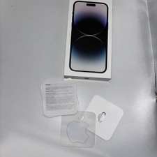 Apple Empty Box for iPhone 14 Pro Max, 256gb, Space Black, Instruction, BOX ONLY