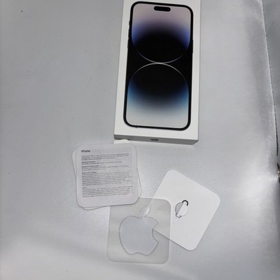 Apple Empty Box for iPhone 14 Pro Max, 256gb, Space Black, Instruction, BOX ONLY