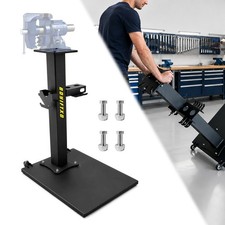 MovableRolling Bench Vise Base Stand,with Accessory Rack Fit forGrinder/Polisher
