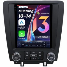 9" 8 Core Car Stereo 4 64GB Android 13 For Ford Mustang 2010-2014 CarPlay GPS