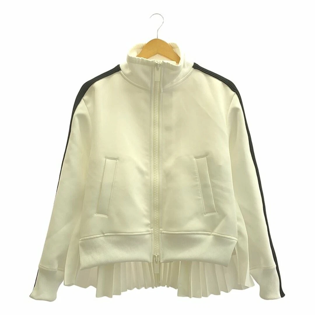 Sacai Sakai 2024SS Giacca Blusa Maglia Tecnica 1 Bianco Nero Usato0