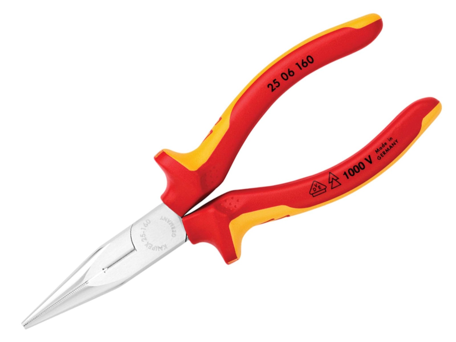 Knipex 25 06 160 SB Radio Pliers, Chrome Plated, Blister Pack
