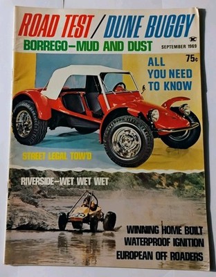 Vintage 1969 Road Test Dune Buggy Magazine Street Legal Tow'd EMPI