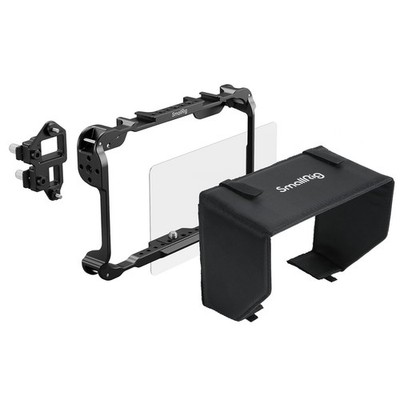 Monitor Cage Kit for Atomos Shinobi II/Shinobi GO, with Sunhood, with Screen Pro