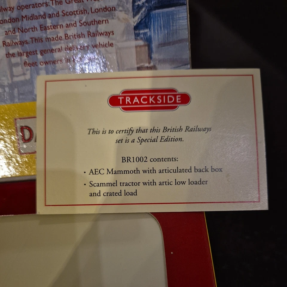 Lledo Days Gone Trackside BR1002 British Railways 2 Model Set new unopened  - Image 2 of 4