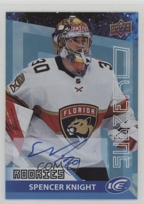 2021-22 Upper Deck Ice Sub Zero Rookie Blue Spencer Knight #SZ-35 Auto 11jd