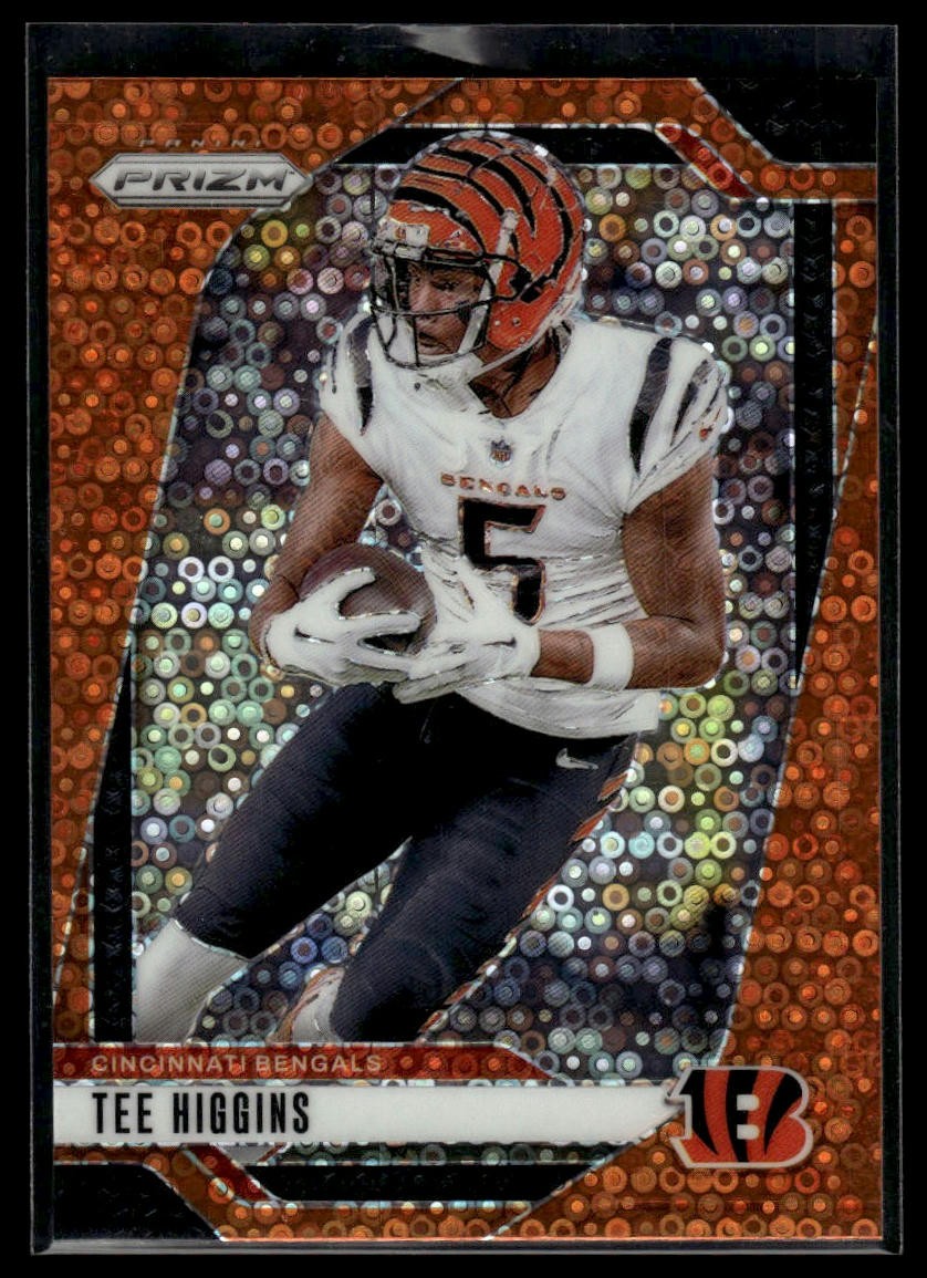 2024 Panini Prizm #58 Tee Higgins No Huddle Orange
