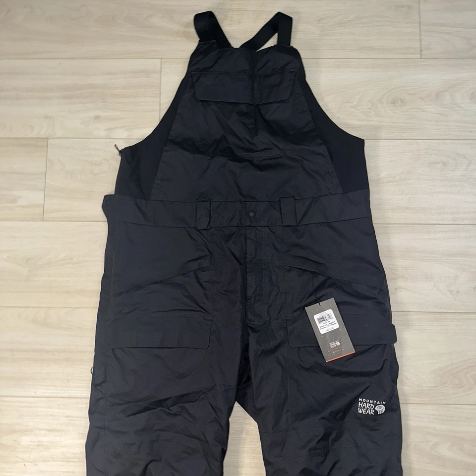 Babero Mountain Hardwear Firefall para Hombres Talla XXL Mono de Esquí Negro Invierno Nuevo con Etiquetas $229 Foto 2 de 4