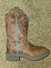 Justin Raya Gypsy 12”” Western Boot Distressed Brown Women Sz 7.5B leather cowgi — photo 2